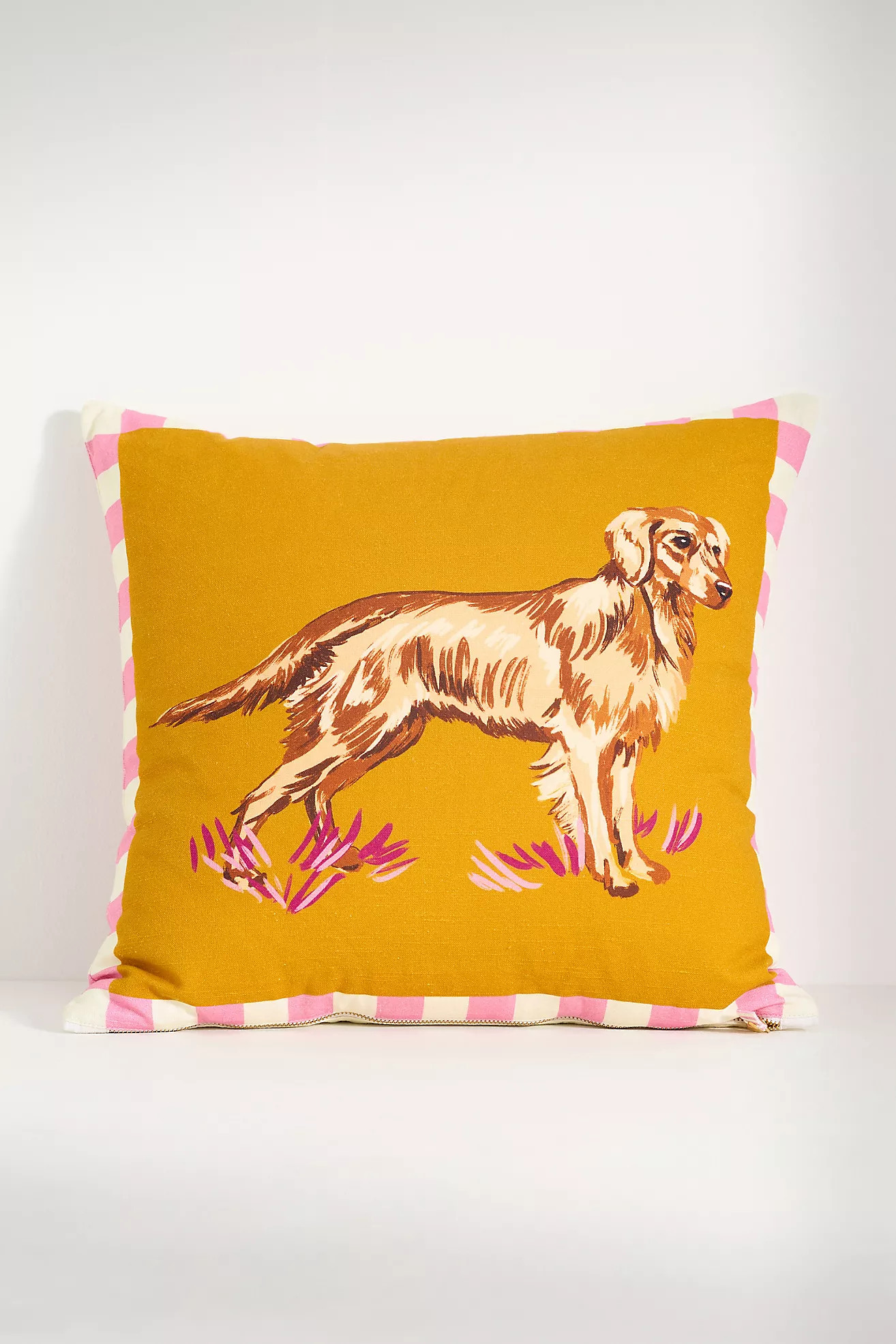 Portabello Cotton Printed Icon Pillow | Anthropologie (US)