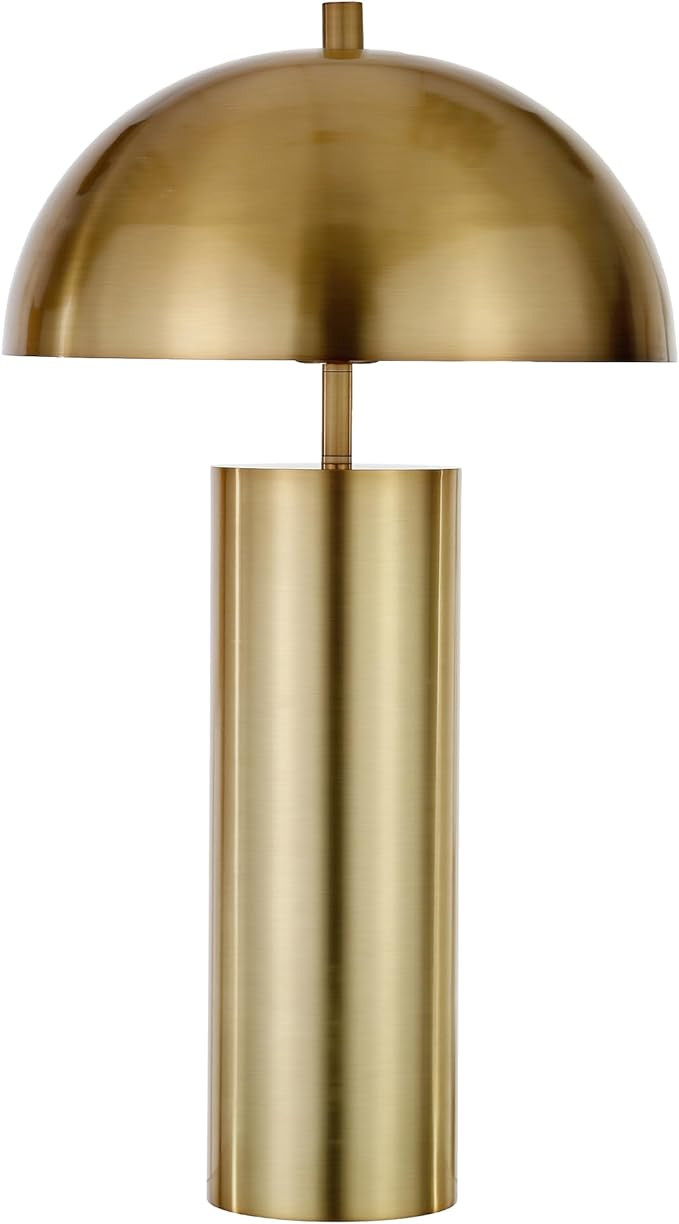 York 27" Tall Table Lamp with Metal Shade in Brass/Brass | Amazon (US)