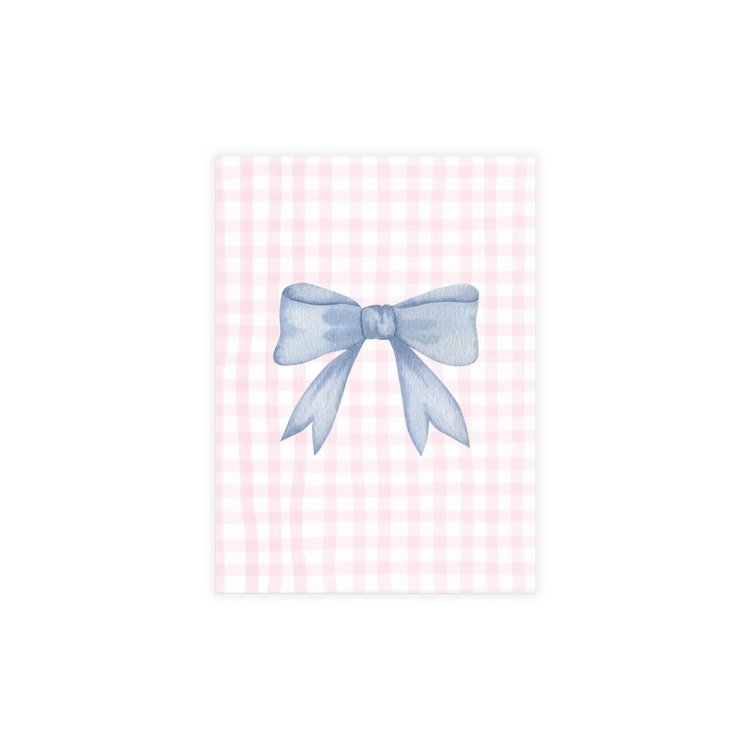 Gingham Postcard Bundle Thank You & Birthday Cards Envelopes Included, Greeting Card Set, Any Occ... | Etsy (US)