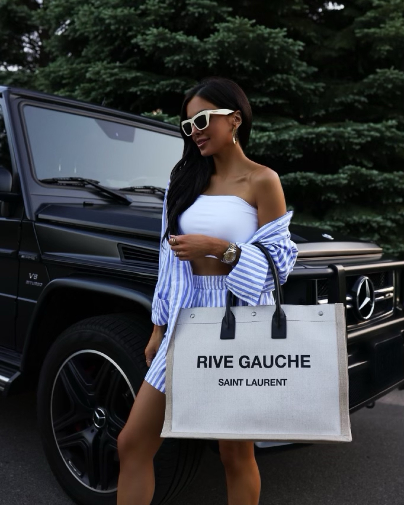 summer outfit ideas / travel outfit 
Amazon set wearing an XS
Bottega Veneta sunglasses 
Mango white heels - linked similar


#LTKsalealert #LTKunder50 #LTKunder100