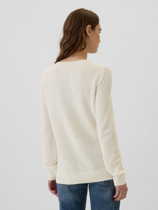 Textured Crewneck Sweater | Gap Factory