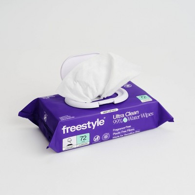 Freestyle 99% Water Baby Wipes, Fragrance Free for Sensitive Skin, Unscented - 1 Flip Top Pack - 72ct | Target