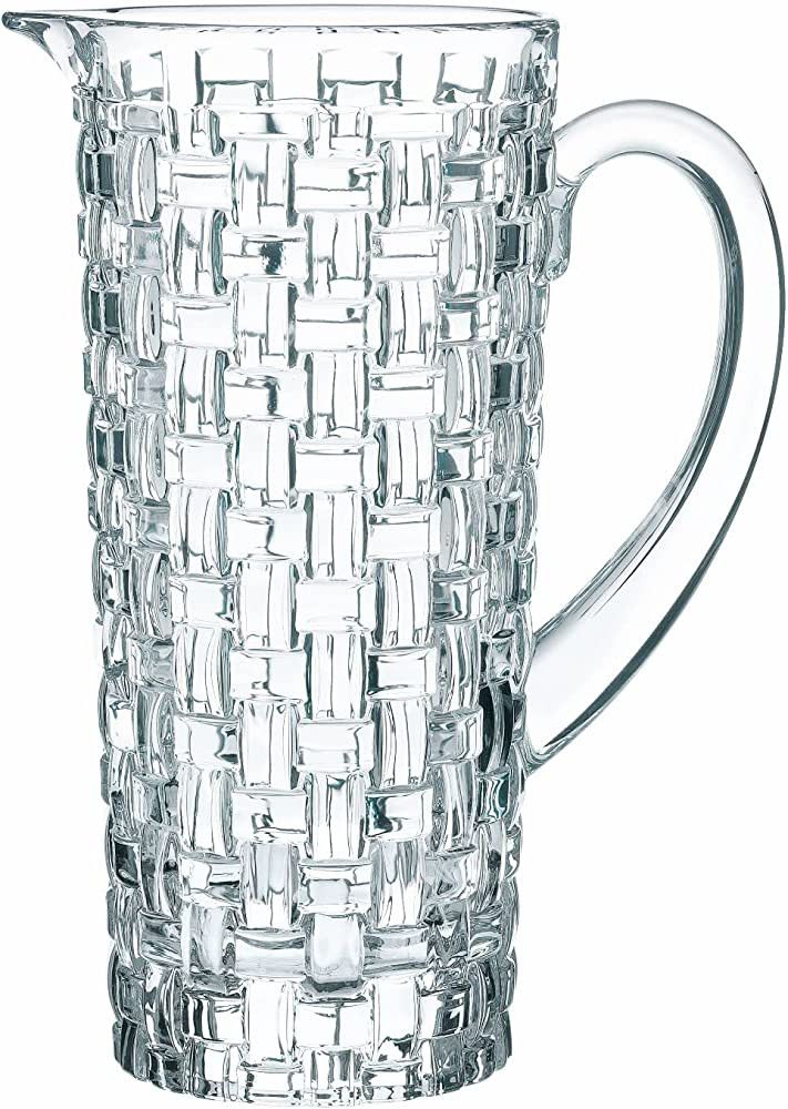 Nachtmann Bossa Nova Collection Glass Pitcher, 40-Ounce, Made of Crystal, Clear, Water Carafe with H | Amazon (US)