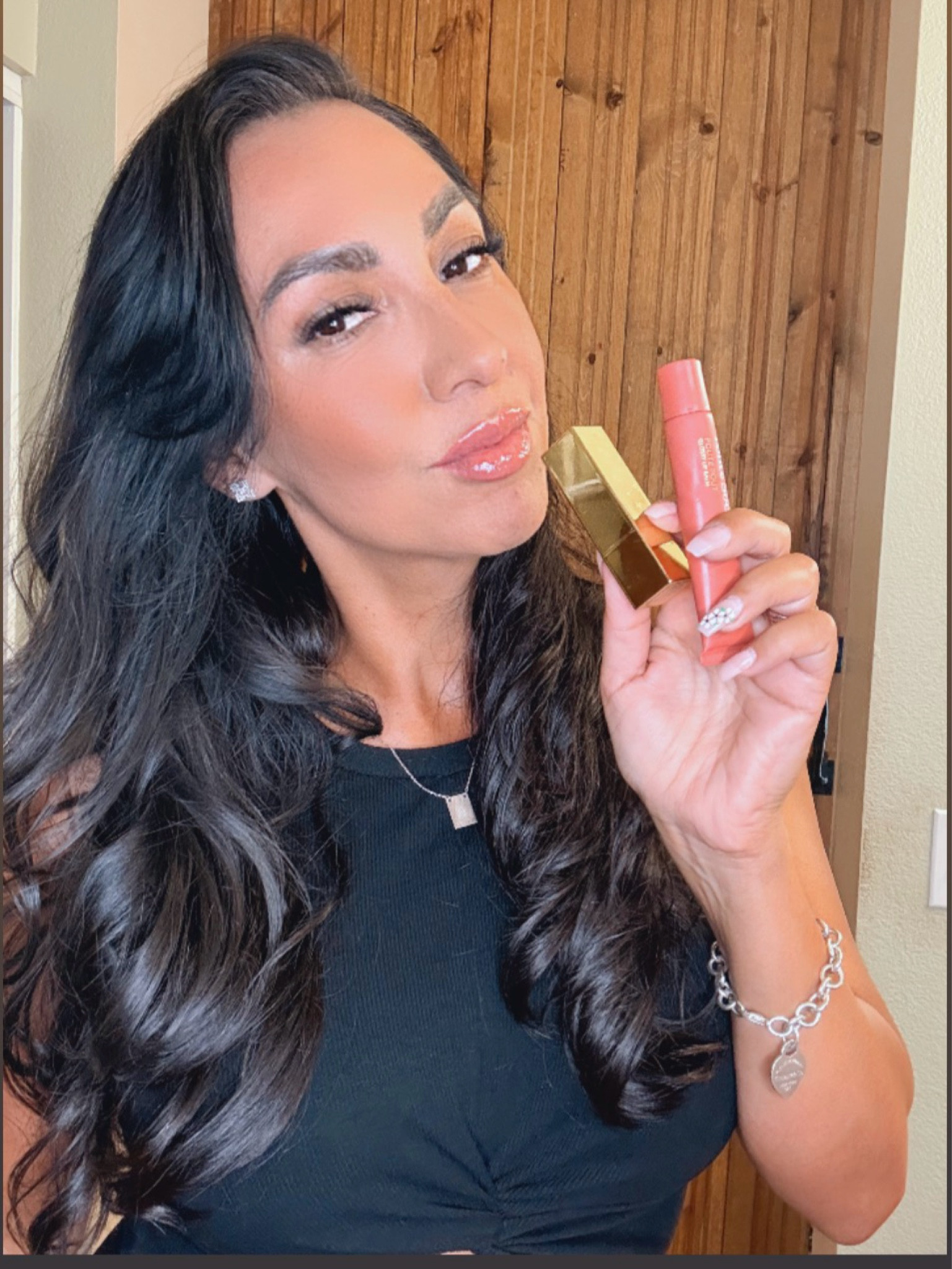 Combine these two beauties, and it gives you a luscious glass lip look . New lip combo !￼ for reference I am wearing the color churro in polite society, lip balm, and Estée Lauder: ￼ 
Pure Color Envy
561 E32
INTENSE NUDE

#LTKselfcare #LTKBeauty #LTKMothersDay