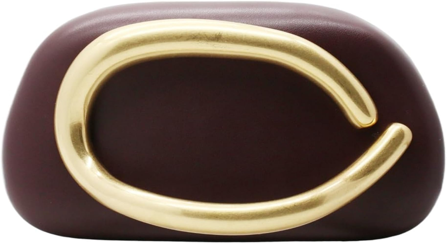 Women PU Leather Metal Handle Handbag Trendy Commuting Compact Stone Purse Hand-held Causal Shoul... | Amazon (US)