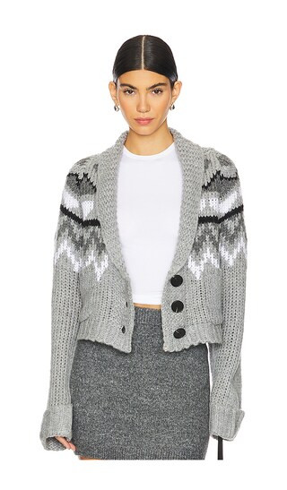 Brady Cardigan in Blackcomb | Revolve Clothing (Global)