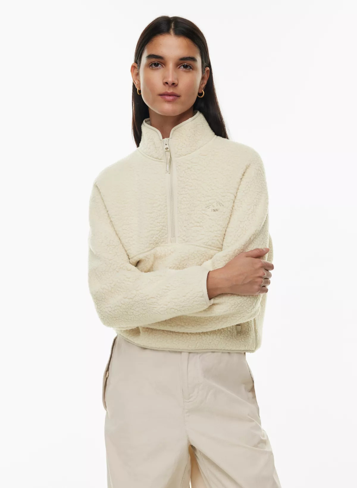 POLARTEC® THERMAL PRO® 1/2 ZIP SWEATER | Aritzia