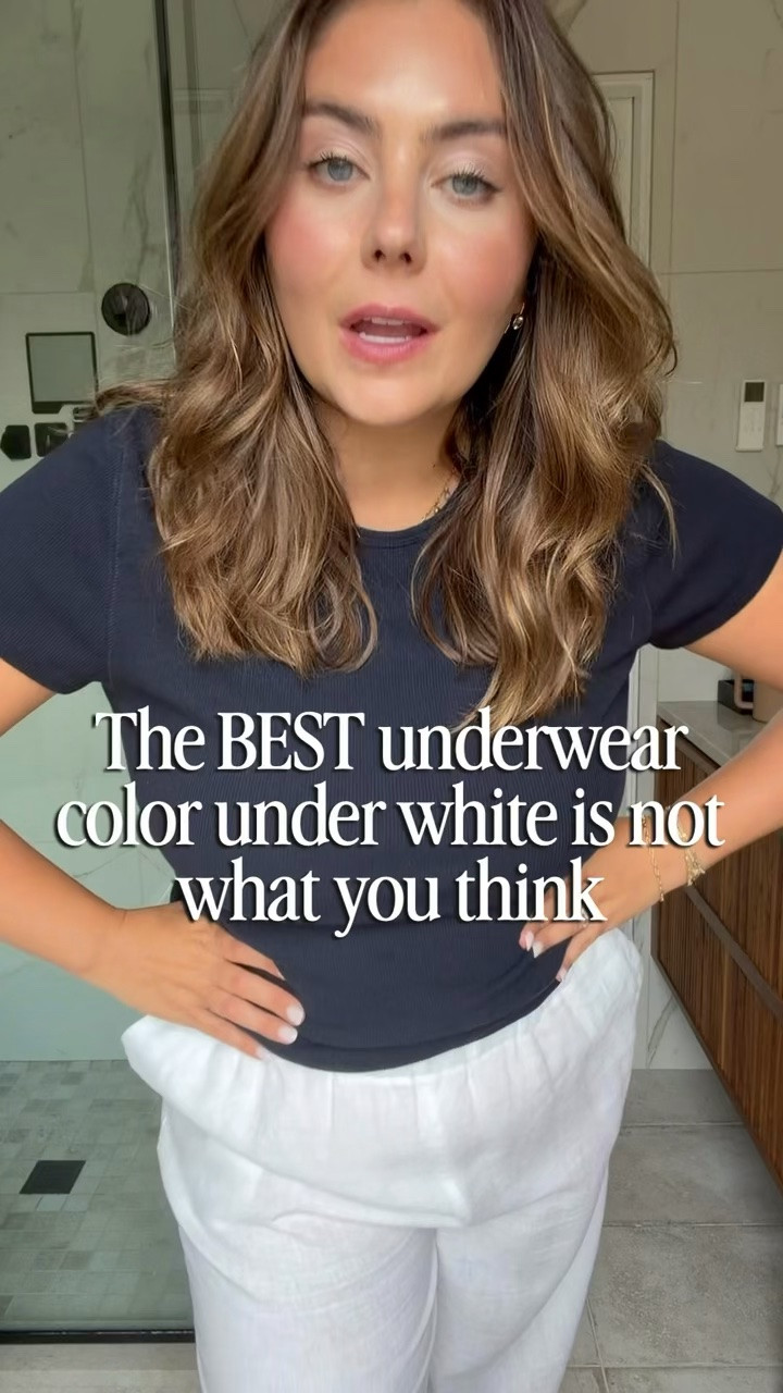 The underwear test! Certain shades of red blend with the natural red/pink undertones in our skin, so they create less contrast under white fabric.

Basically: your skin “neutralizes” the red, making it way less visible than you’d expect. ❤️

Use CARALYN15 on your first order at Spanx

#LTKgrwm #LTKootd #LTKMidsize