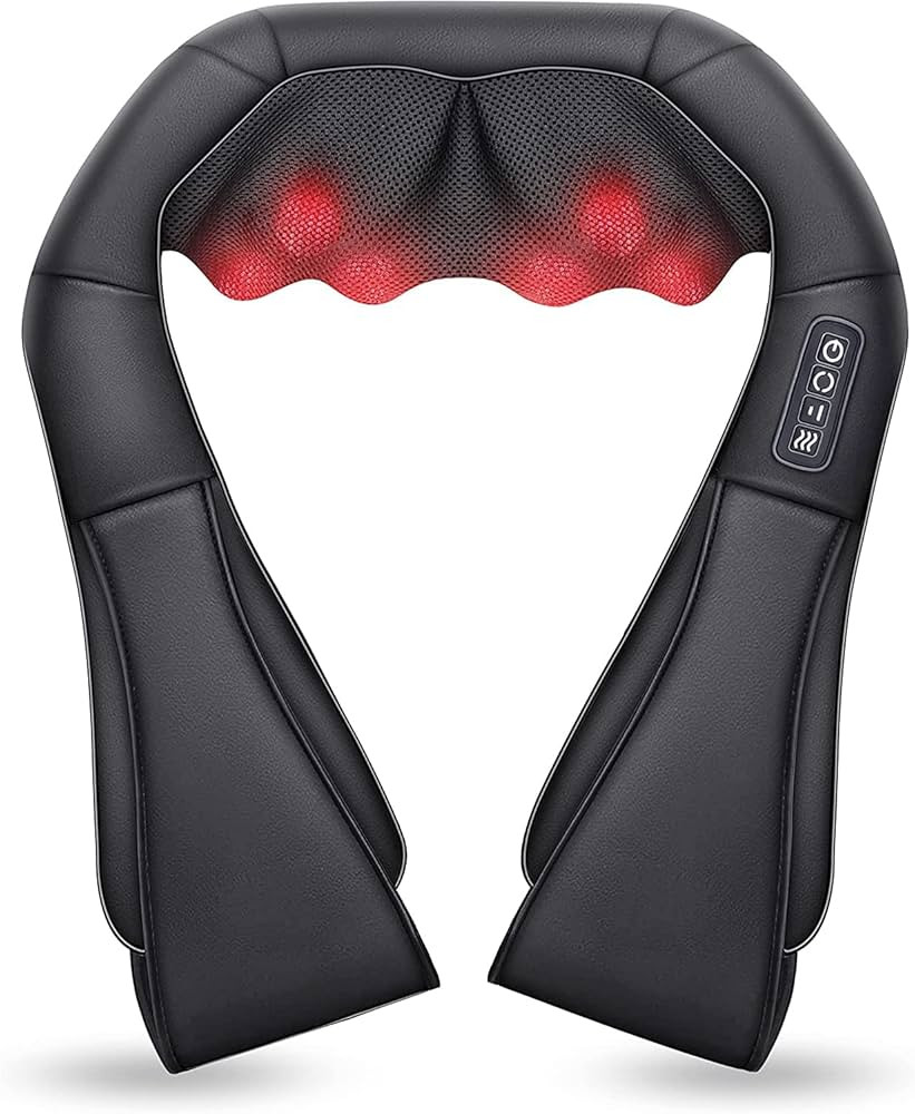 COMFIER Shiatsu Neck and Shoulder Massager,Deep Kneading Massage Pillow with Heat, Back Massager,... | Amazon (US)