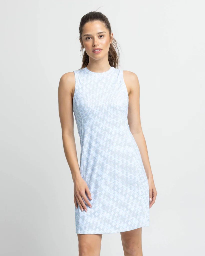 Lyllee Printed Performance Dress | Southern Tide