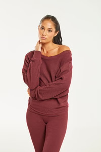 Lounge Pullover Merlot | Booty by Brabants