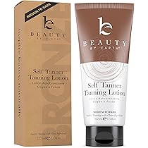 Beauty by Earth Self Tanner Tanning Lotion - Medium to Dark Fake Tan Self Tanning Lotion for Body... | Amazon (US)