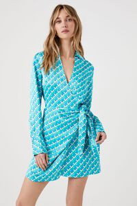 Satin Abstract Print Mini Dress | Forever 21 (US)