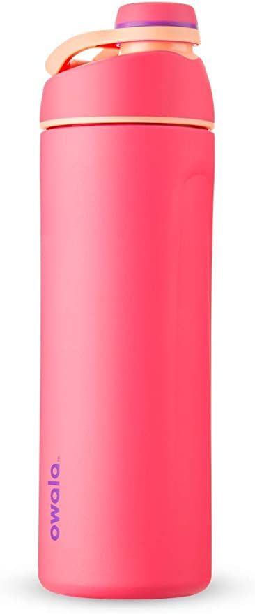 Owala Twist-Cap Insulated Stainless-Steel Water Bottle, 24-Ounce, Hyper Flamingo | Amazon (US)