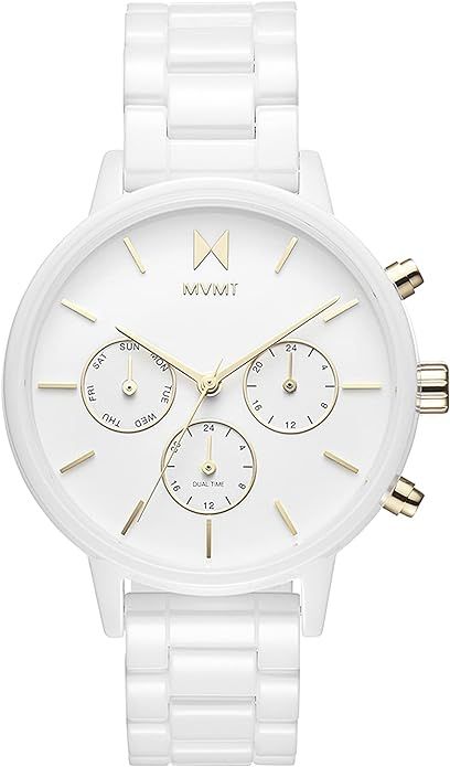 MVMT Nova - Dual Timezone Women’s Wristwatch - Minimalist Dress Watch for Women - 3 ATM/30 Mete... | Amazon (US)