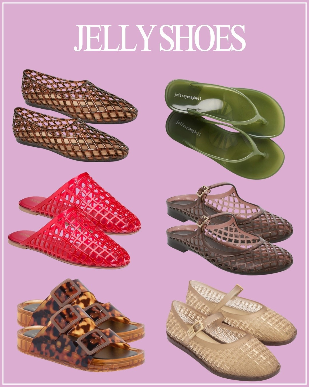 Spring trending accessories - jelly shoes! Sandals, flats & Mary Janes.

#LTKSpringSale