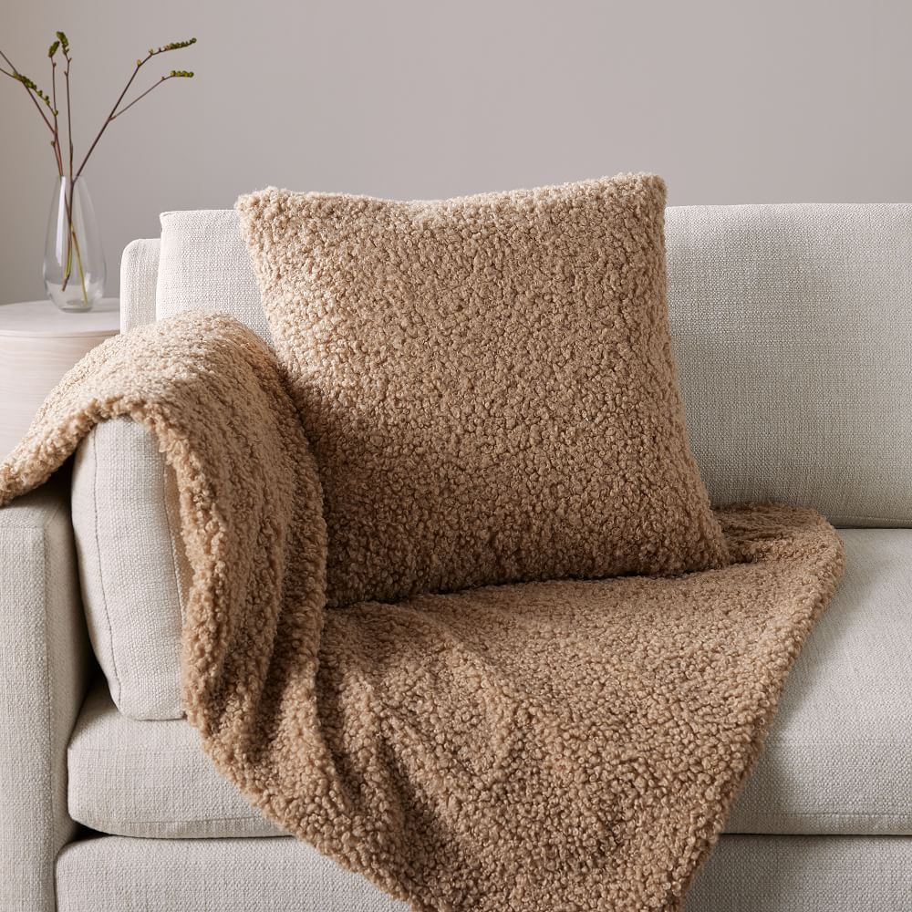 Cozy Faux Shearling Throw | West Elm (US)
