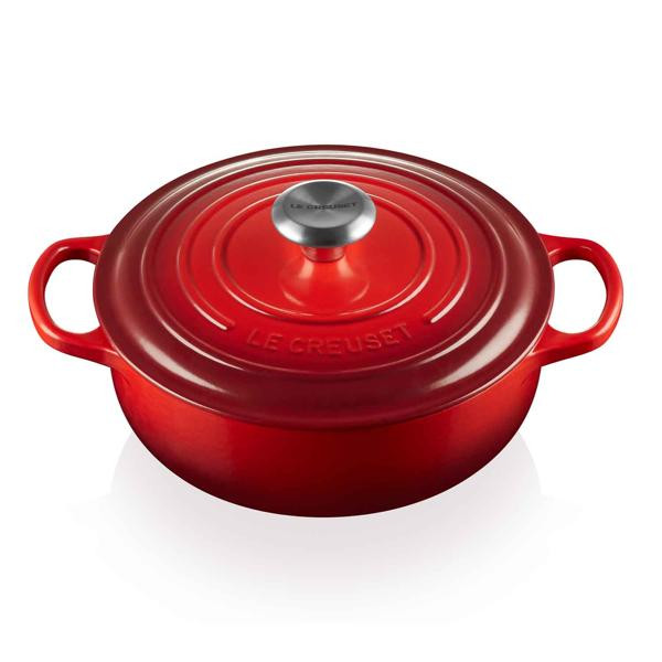 Le Creuset Signature Round Sauteuse with Lid, 3.5 Qt. | Sur La Table