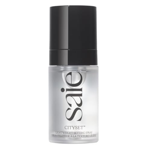 Saie Mini CitySet Makeup Setting Spray - Non-Aerosol Face Mist - 16-Hour Hydrating Setting Spray - Natural, Dewy Finish - Ultra-Fine, Non-Comedogenic Facial Mist - Travel Size Makeup - Vegan (1.01 oz) | Amazon (US)