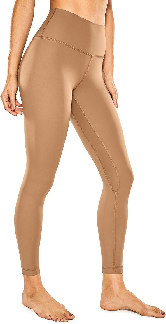 CRZ YOGA Women's High Waisted Workout Leggings - Naked Feeling 7/8 Yoga Pants Printed | Amazon (US)