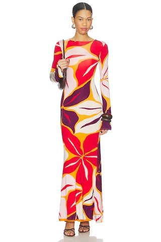 Cala de la Cruz Amay Dress in Red. - size S | Revolve Clothing (Global)