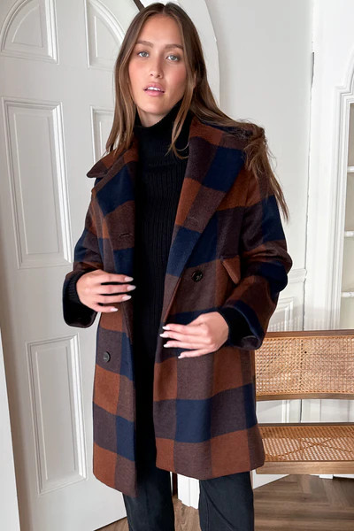 Thomas Coat - Plaid Wool | Emerson Fry