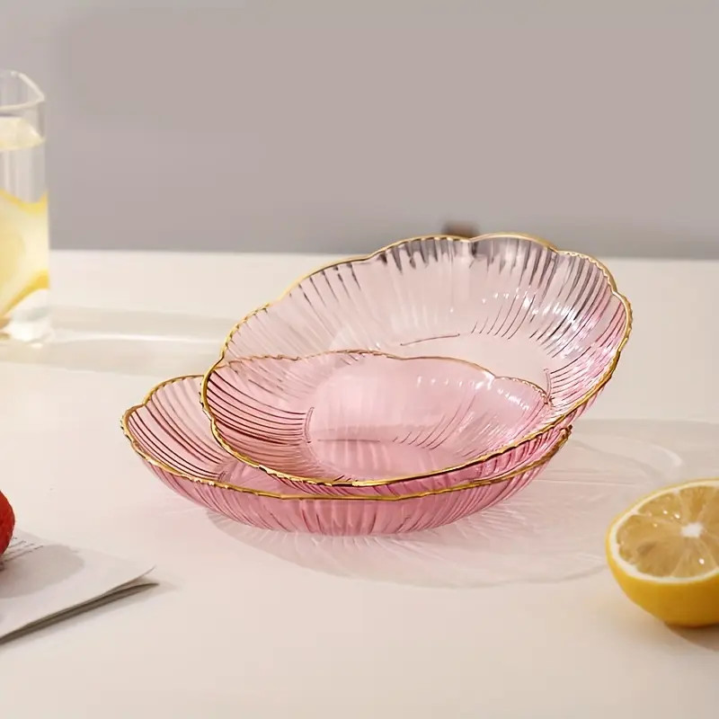 Light Luxury Fruit Tray Transparent Fruit Plate Household - Temu | Temu Affiliate Program