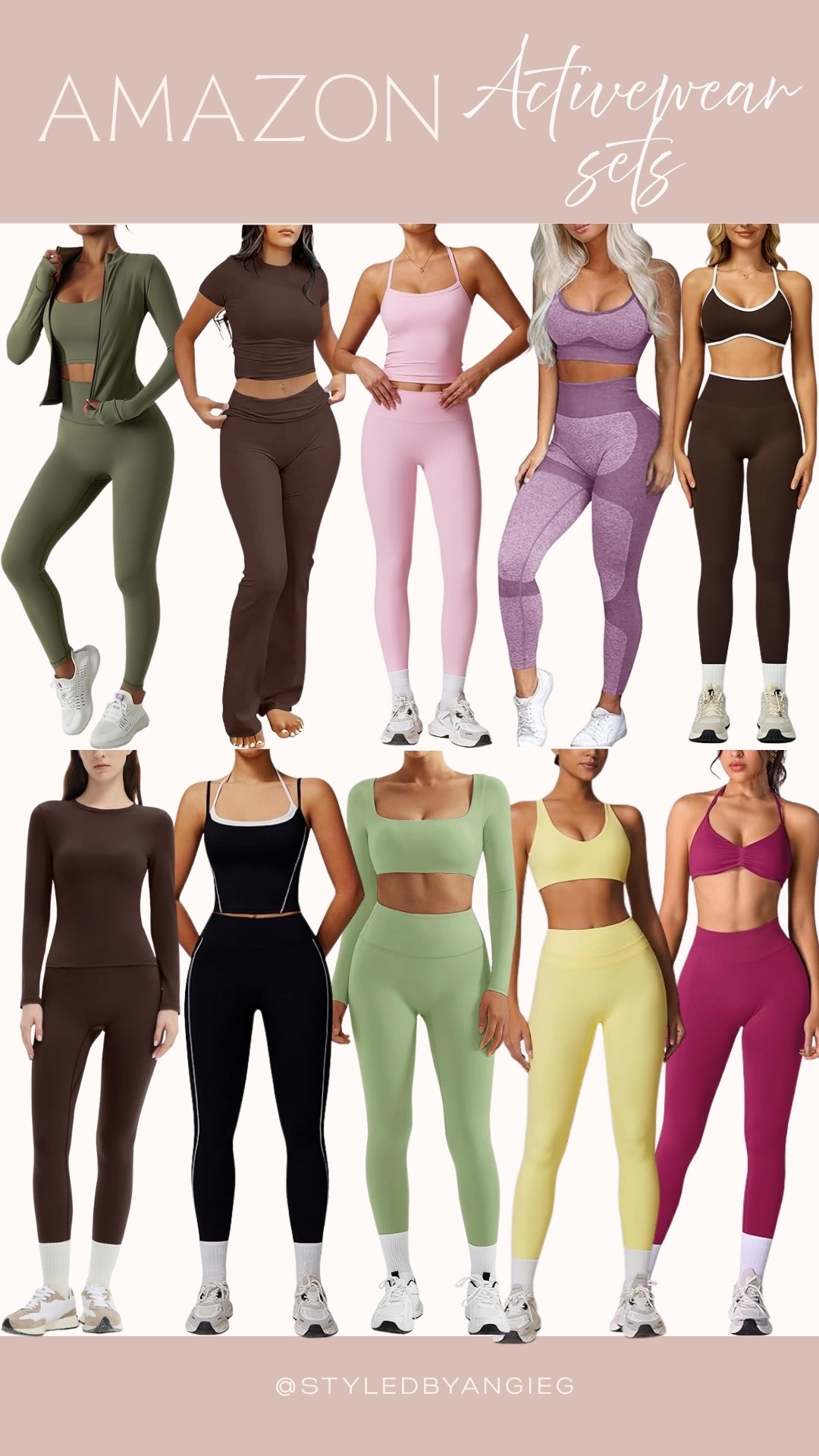 The kind of activewear set you’ll want in every color 🙌 comfy enough to lounge, cute enough to wear out.



amazon activewear sets, women’s workout sets, matching activewear sets, amazon gym outfits, comfy workout clothes

#LTKootd #LTKmorningroutine #LTKActive