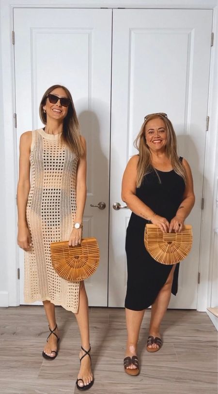 Super stylish and beautiful cover ups
Perfect for the beach or resort
Fits true to size 
I’m wearing a size small 
Eveline is wearing a size Medium 

#LTKshoecrush #LTKstyletip #LTKitbag