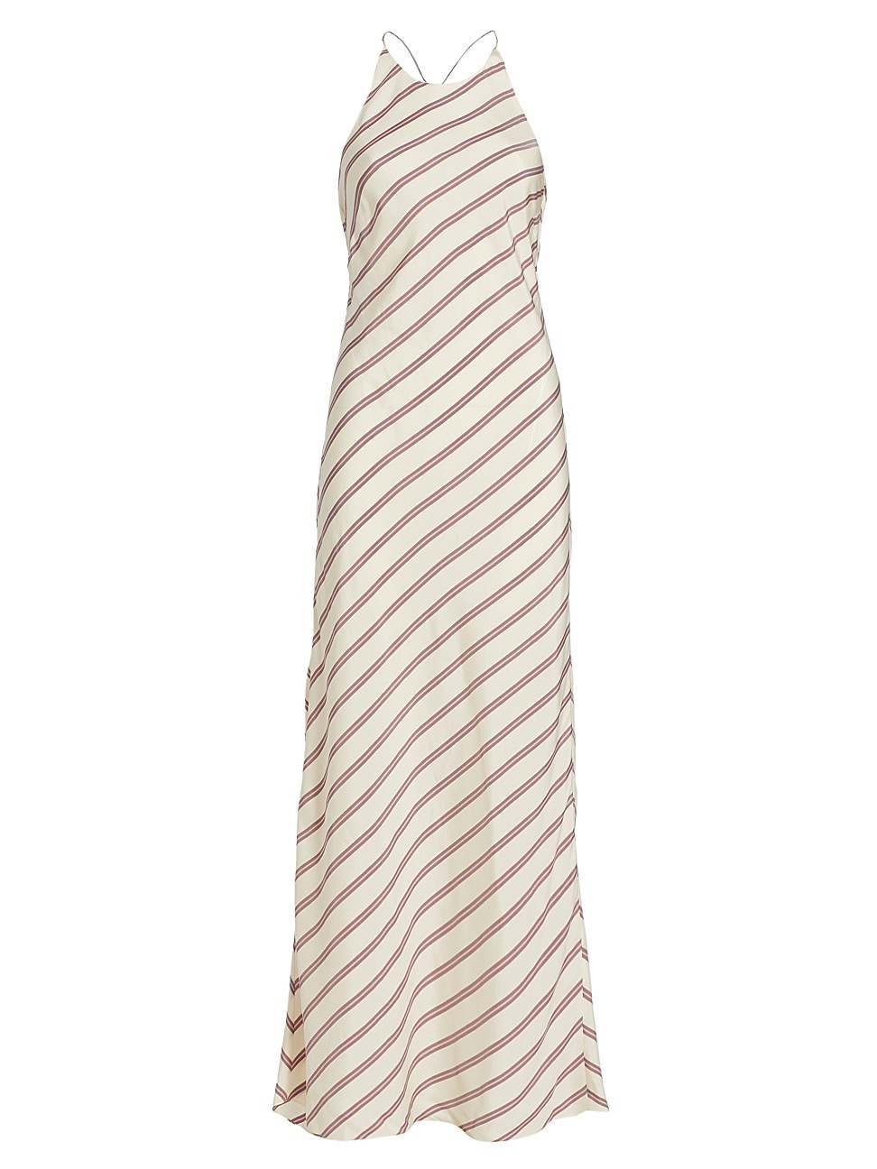 Vinco Bias-Cut Striped Maxi Dress | Saks Fifth Avenue