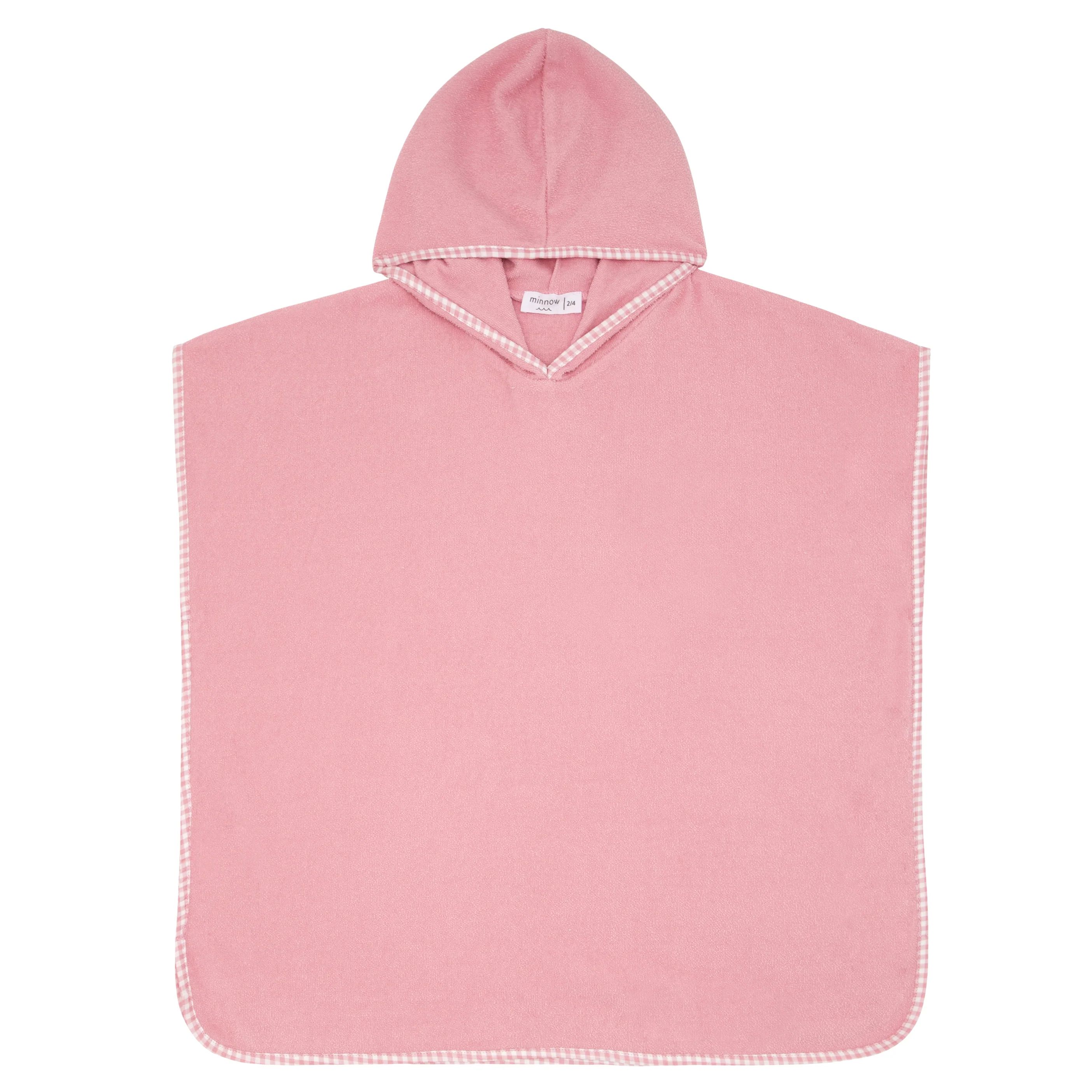 unisex pink guava hooded coverup | minnow