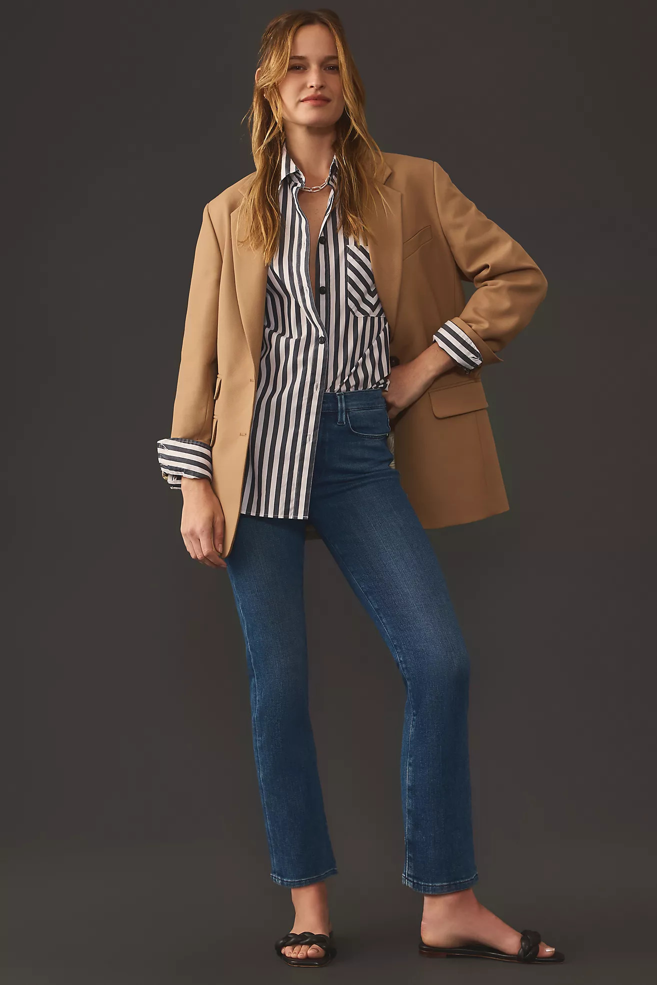 Frame Le High Straight Jeans | Anthropologie (US)