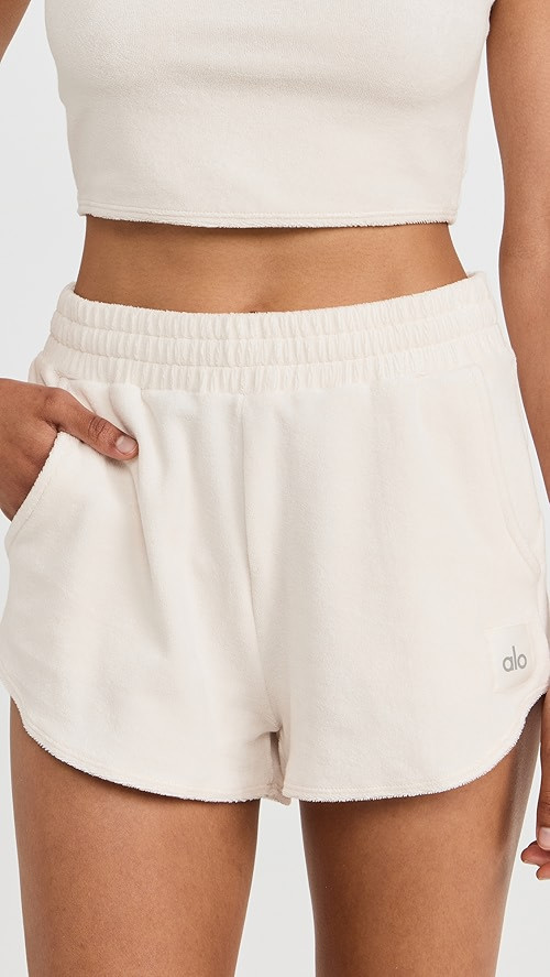 Alo Yoga Terry High Waist Beachside Shorts | SHOPBOP | Shopbop