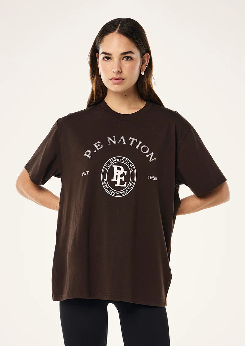 LIBERTY TEE IN ESPRESSO | P.E Nation AU