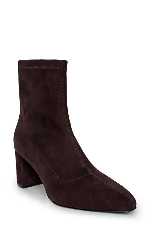 L'AGENCE Salome Bootie in Dark Brown Suede at Nordstrom, Size 7 | Nordstrom