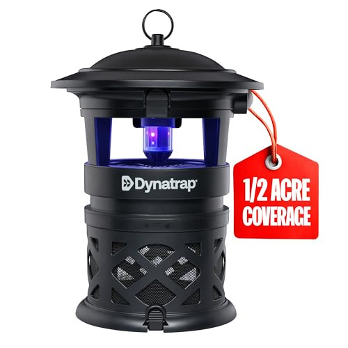 Dynatrap DT1130SR 1/2 Acre Mosquito & Flying Insect Outdoor Trap and Killer – Kills Mosquitoes, Flies, Wasps, Gnats, & Other Flying Insects - Bug Zapper Alternative – Black | Amazon (US)