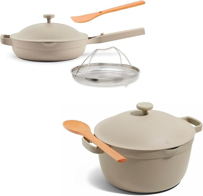 Our Place Home Cook Duo - Always Pan 2.0 & Perfect Pot Bundle | Multi-Functional Cookware Set Rep... | Amazon (US)