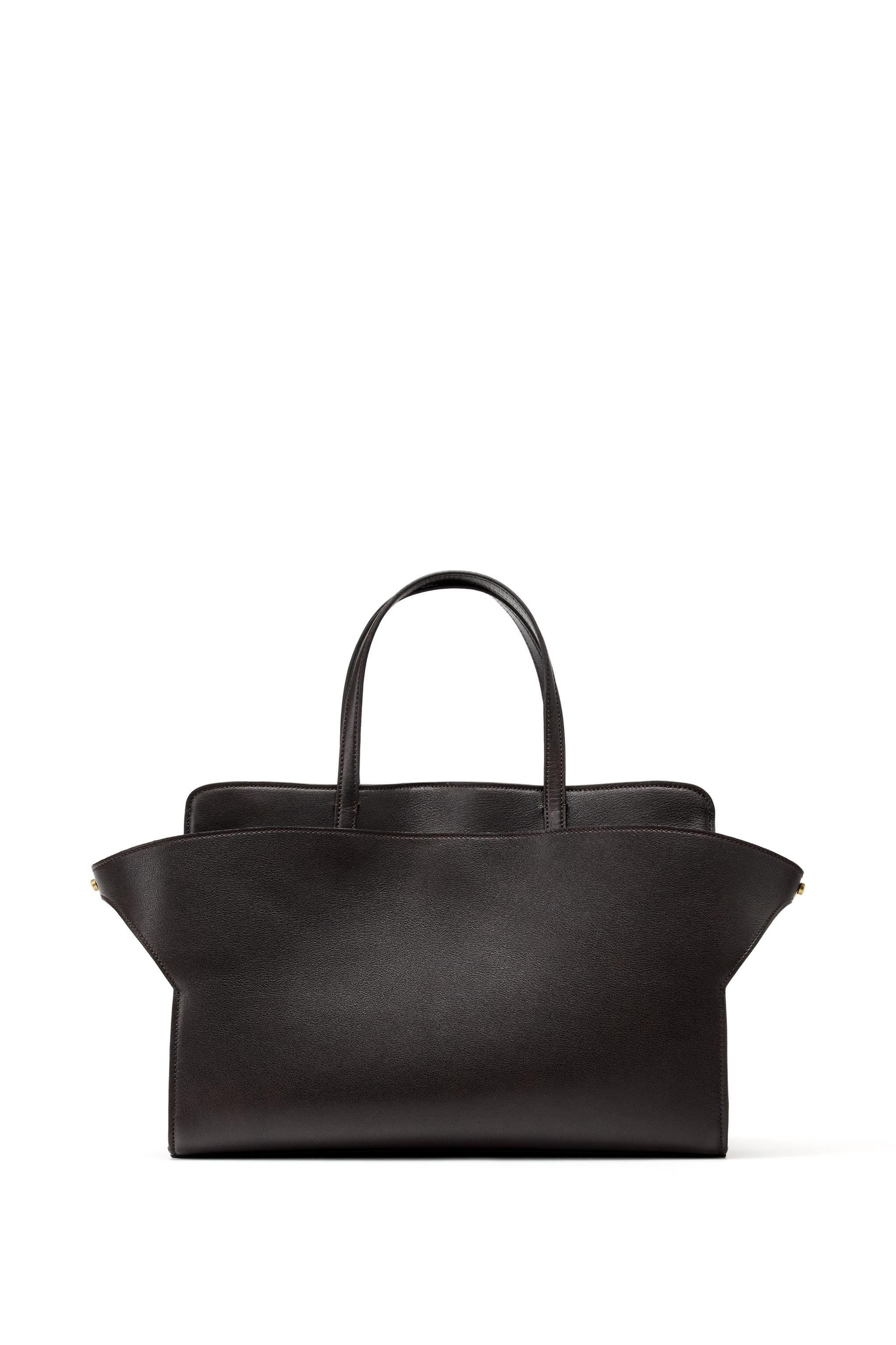 LIMITED EDITION LEATHER CITY BAG | Zara UK