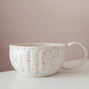 Handmade Ceramic Cappuccino Mug - Rustic Speckled Glaze | Etsy (Global)
