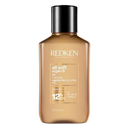 Redken All Soft Argan-6 Oil Treatment For Dry Hair - Deeply Conditions Hair, Adds Softness and Shine With Argan Oil | Amazon (US)