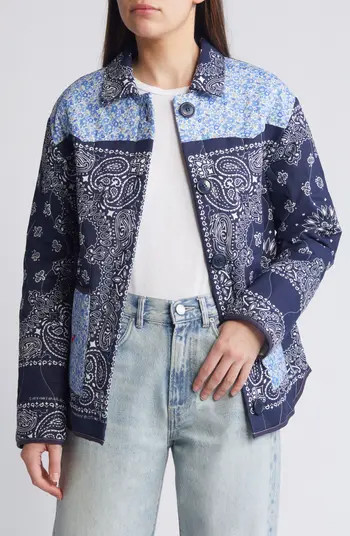 x Liberty London Mixed Print Quilted Jacket | Nordstrom
