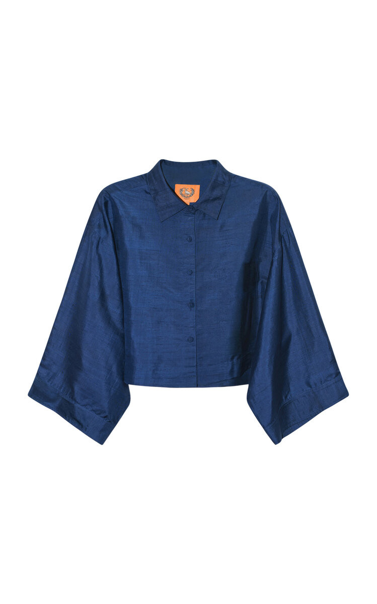 Everglades Cropped Silk Top | Moda Operandi (Global)