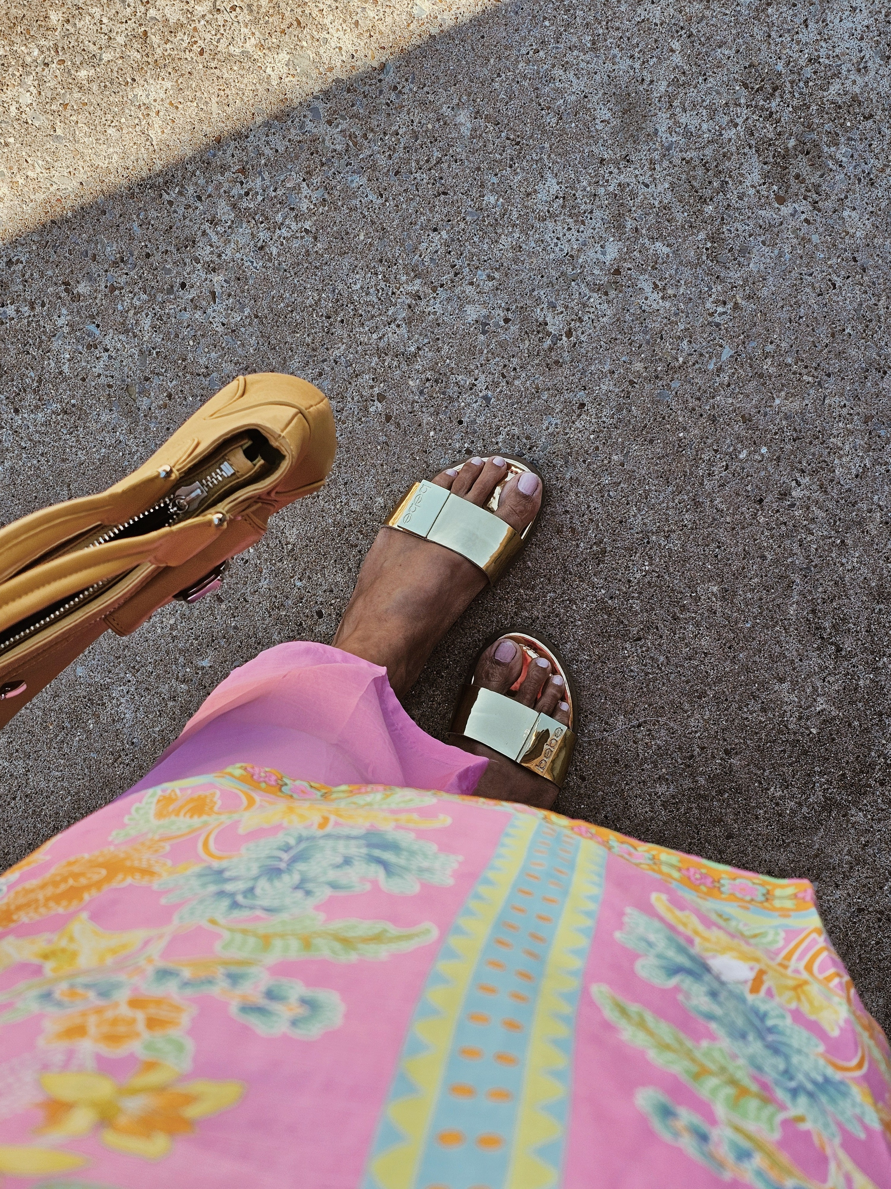 Pink dress 💖gold sandals ✨️

#LTKSpringSale #LTKootd #LTKOver40