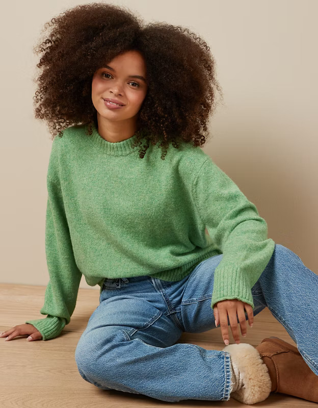 AE Whoa So Soft Crewneck Sweater | American Eagle Outfitters (US & CA)
