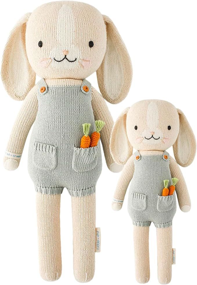cuddle + kind Henry The Bunny Doll - Lovingly Handcrafted Dolls for Nursery Decor, Fair Trade Hei... | Amazon (US)