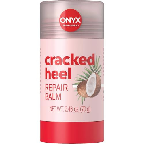 Onyx Professional Cracked Heel Repair Balm Stick for Dry Cracked Feet Treatment, Coconut Scent, 1 pack - Moisturizing Foot Balm, Rolls On, Cracked Heel Treatment | Amazon (US)