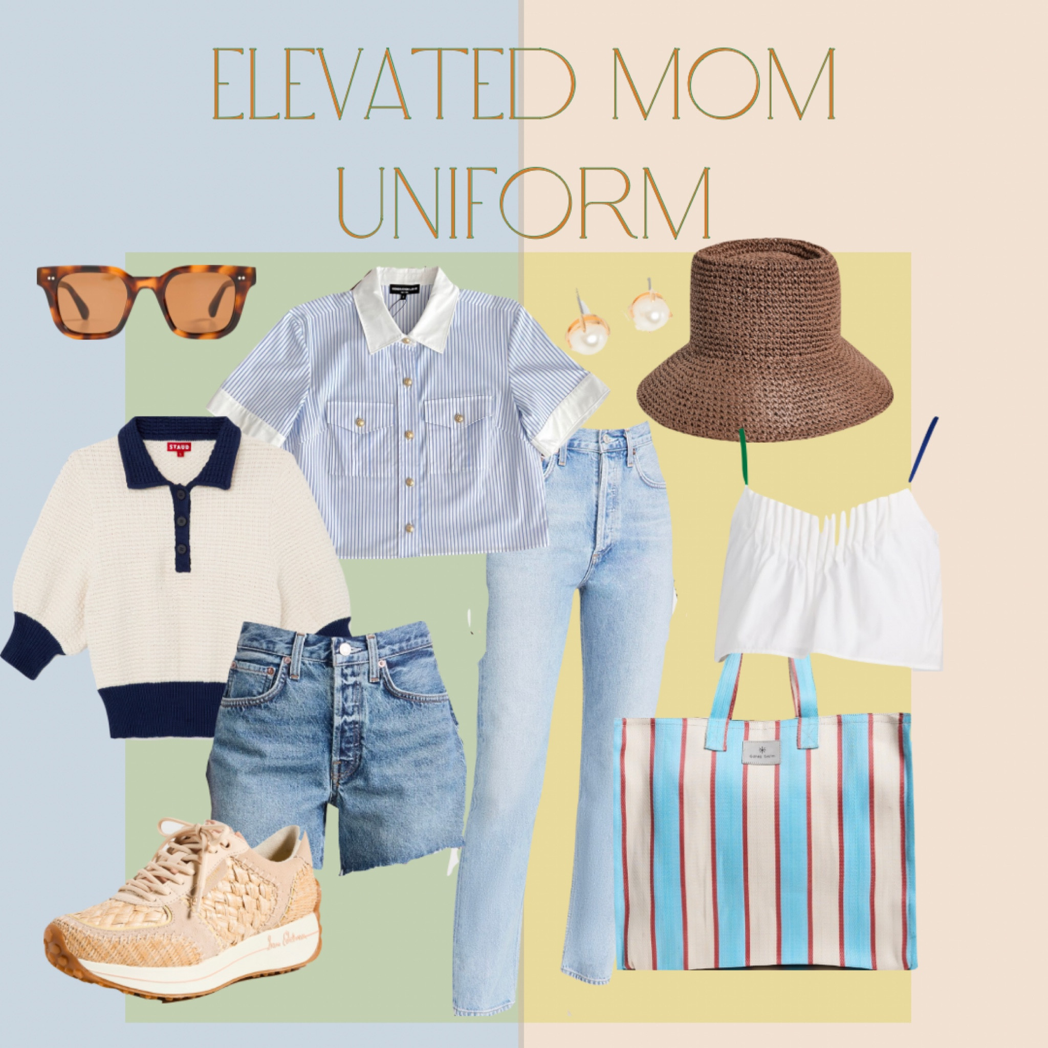 Elevated mom uniform. 

As a new mom it’s easy to get in a style rut. What’s practical vs. what’s stylish is sometimes hard to find overlap! Here’s my new uniform look. Comfortable jeans, tops that have movement and comfortable shoes! 

Picks from Shopbop’s Style Event. Use code “style” now through April 11th to save! 

#shopbop #momstyle #momoutfits #springstyle #summerstyle #shorts #jeans #totebag

#LTKstyletip #LTKshoecrush #LTKbump