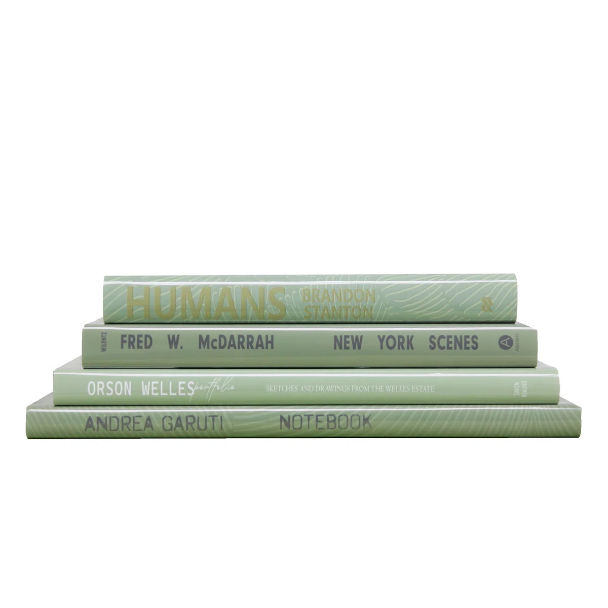 Ruken Decorative Books - Everglades Coffee Table Stack - 4 Green Books | Wayfair North America