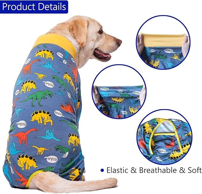 Dog Recovery Suit for Dogs After Surgery Female Male Medium Large Dog Neuter Spay Onesie for Shed... | Amazon (US)