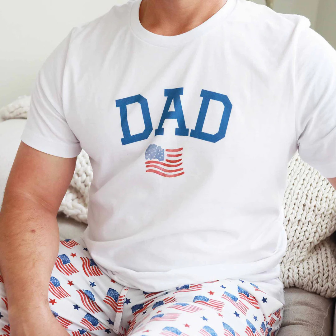 American Dreams Dad Graphic Tee | White | Caden Lane